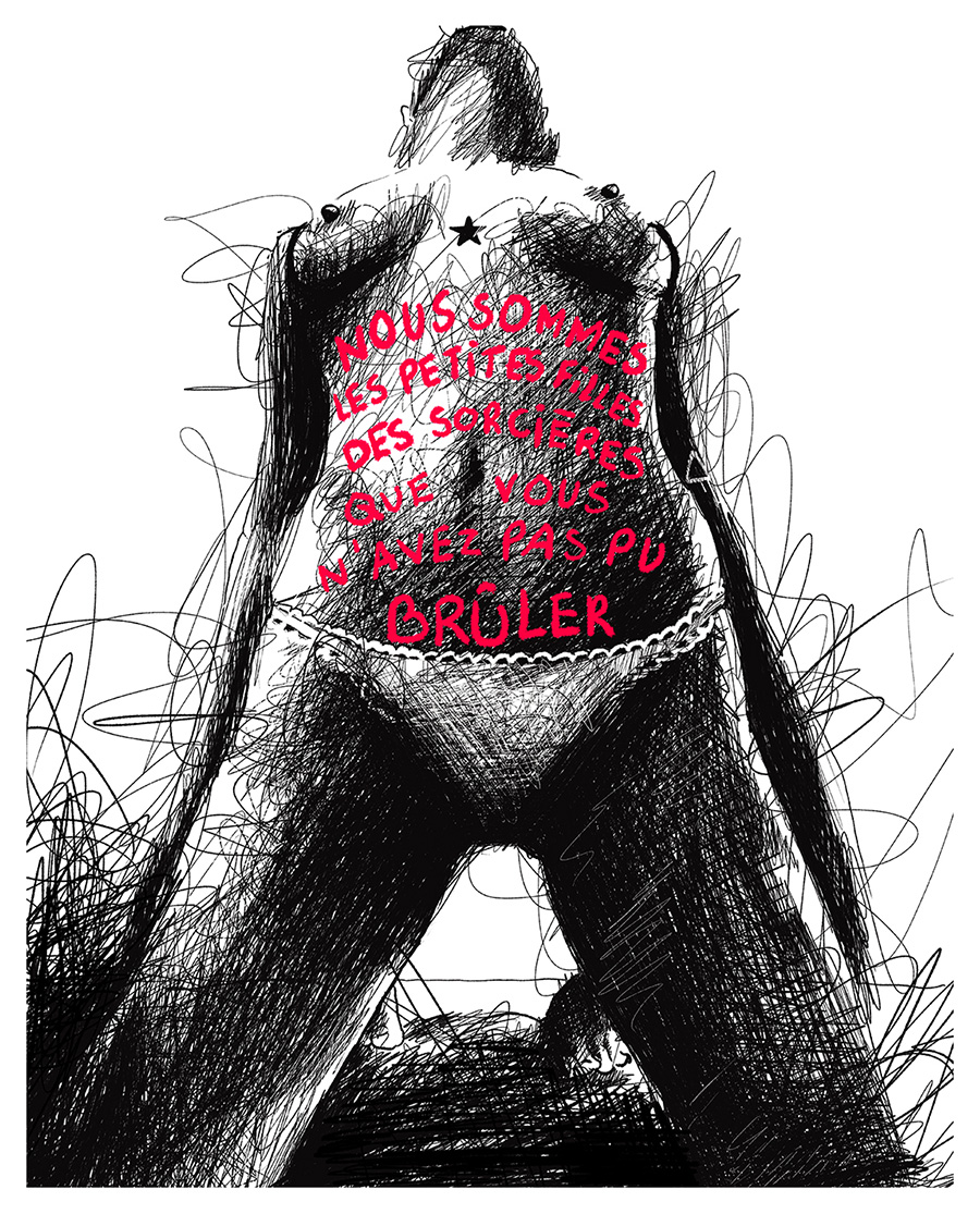 nu sorcières dessin