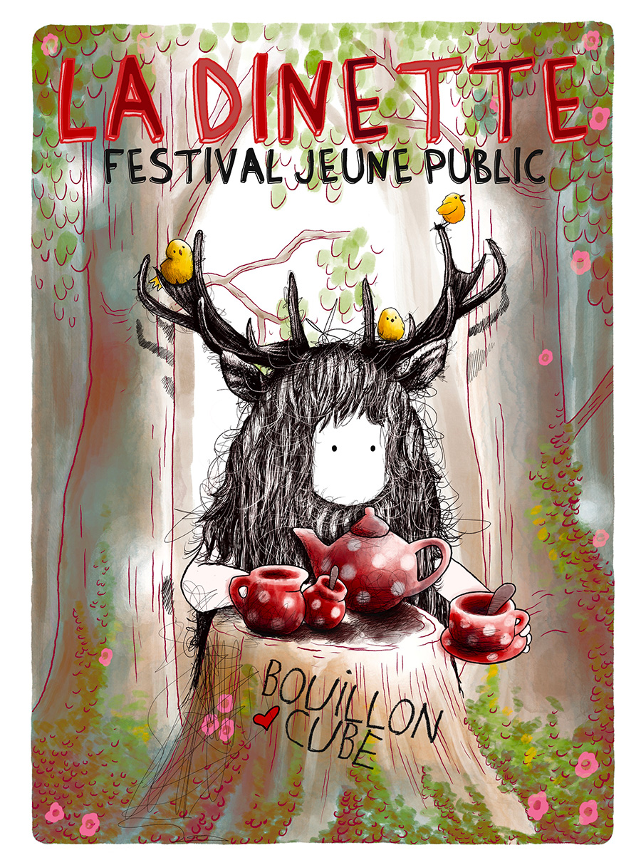 enfant sauvage dans la forêt